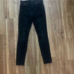 Mother Black Skinny Jeans